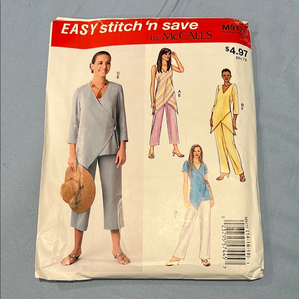 Women's Easy Stitch 'n Save Jumpsuit Pattern - Blue